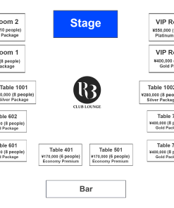 R3 Main Hall Floor Table Map